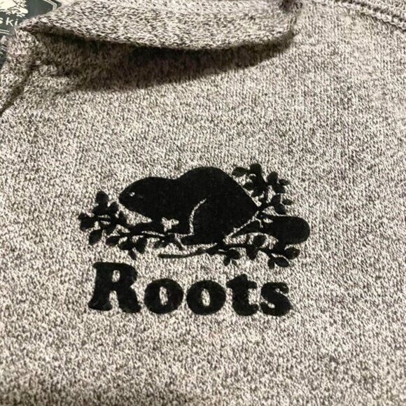 Roots Gray Kids Hoodie 9-10y Size Large - Picture 3 of 16